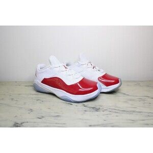 Nike Air Jordan 11 CMFT Low GS Sneakers - White/Gym Red (US 6Y) NEW IN BOX